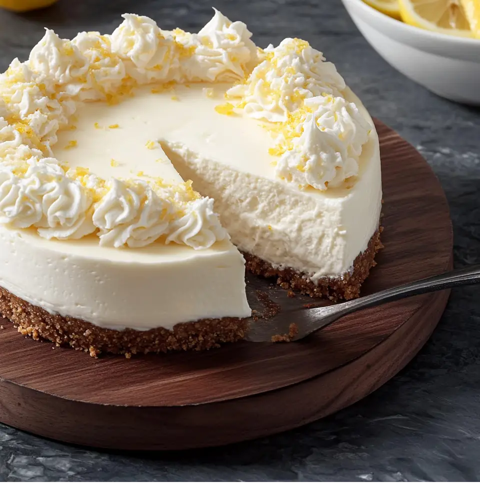 No-Bake Lemon Cheesecake