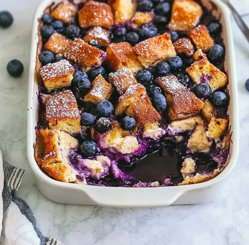 Blueberry French Toast Casserole