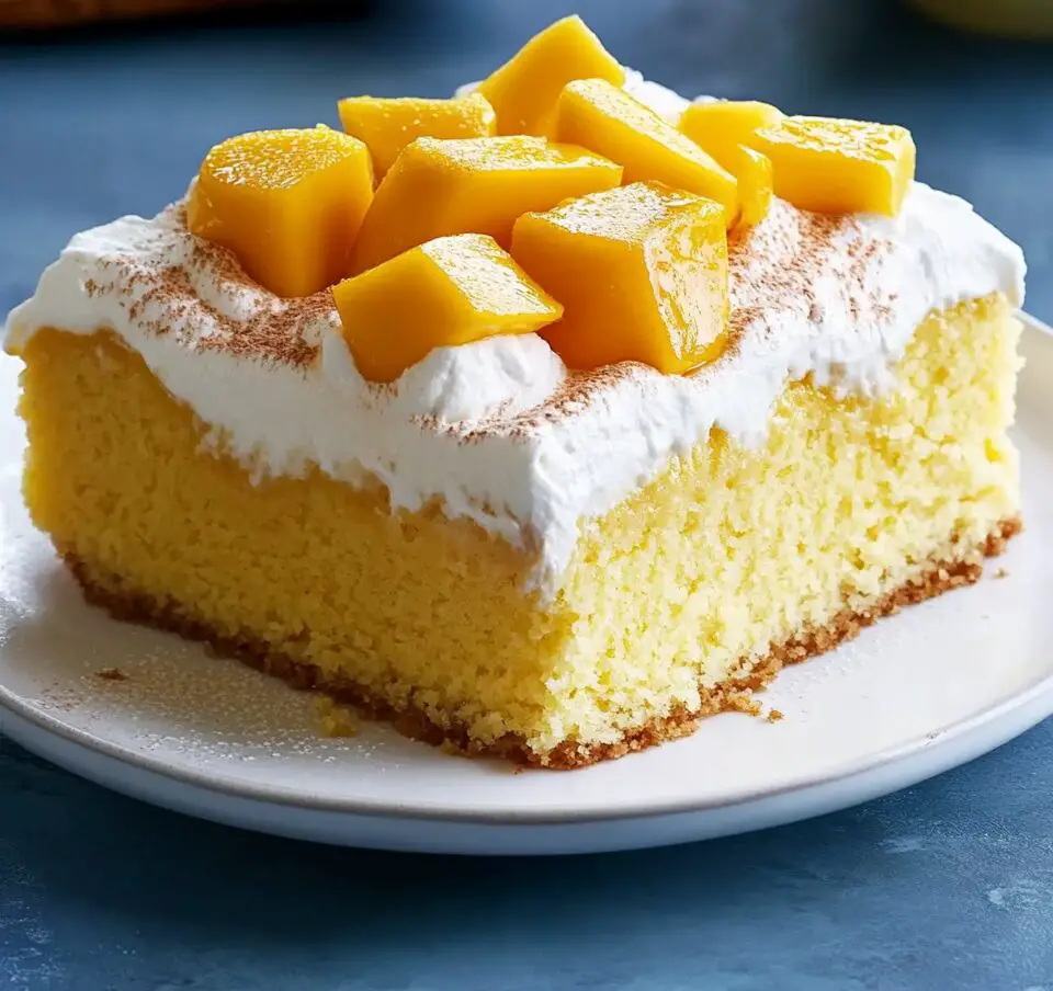 Mango Tres Leches Cake