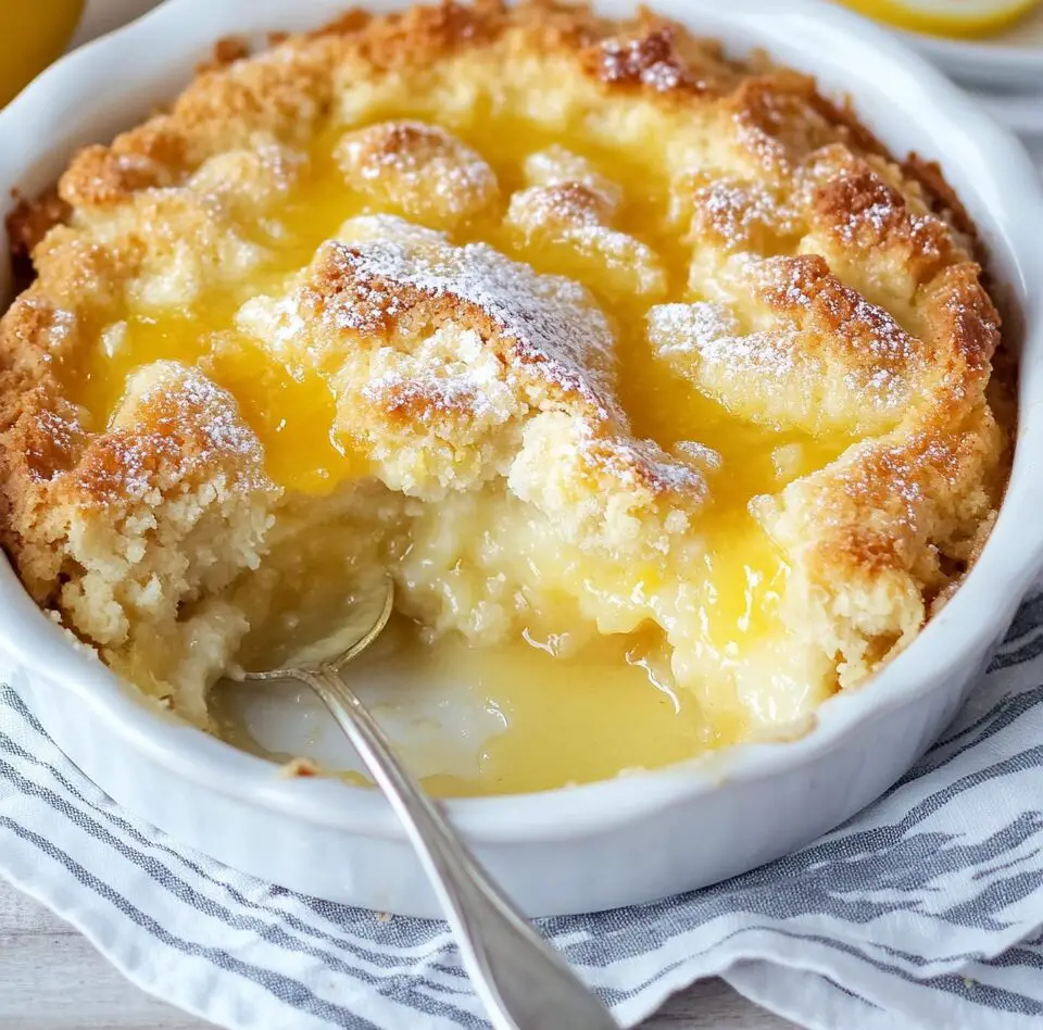 Magic Lemon Cobbler