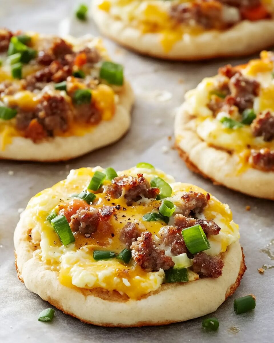 English Muffin Breakfast Pizza