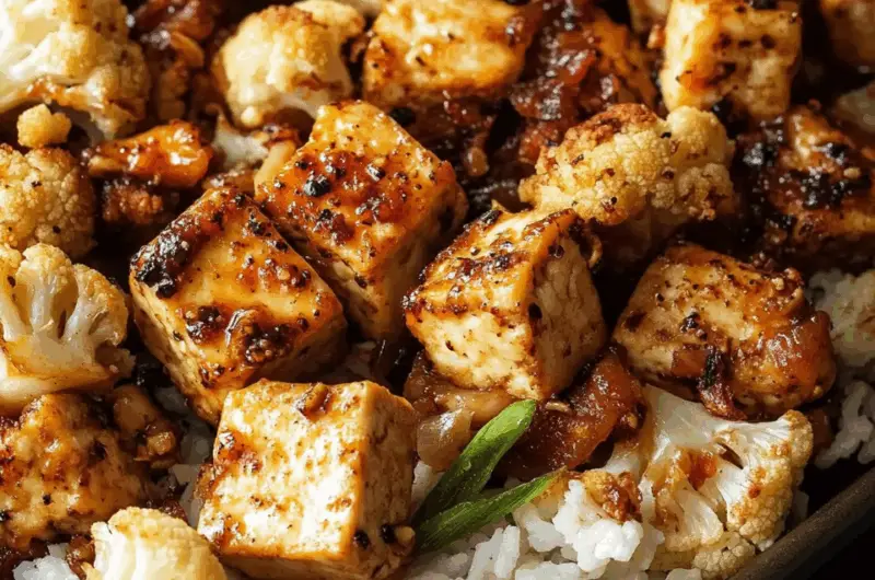 Black Pepper Tofu & Cauliflower