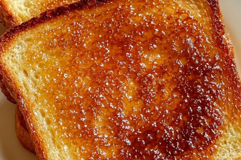 Caramelized Honey Butter Toast