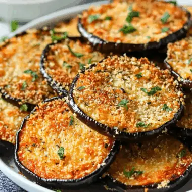 Crispy Baked Italian Eggplant