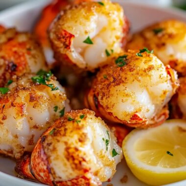 Crispy Lobster Bites with Garlic Butter Sauce