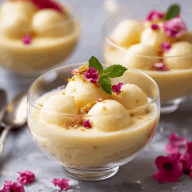 Custard Rasgulla