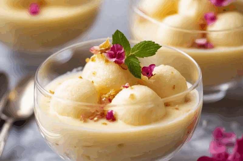 Custard Rasgulla