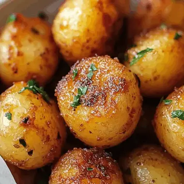 Garlic Potato Pops