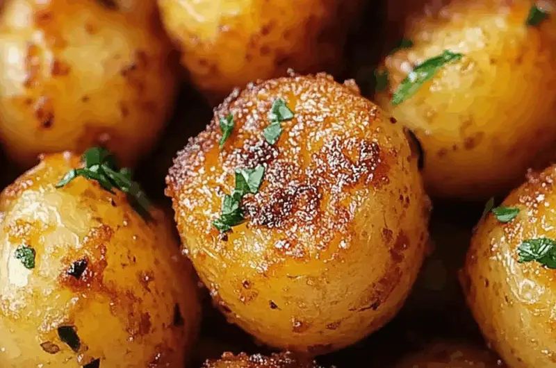 Garlic Potato Pops