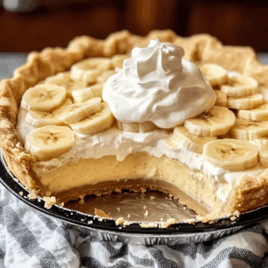 Homemade Banana Cream Pie