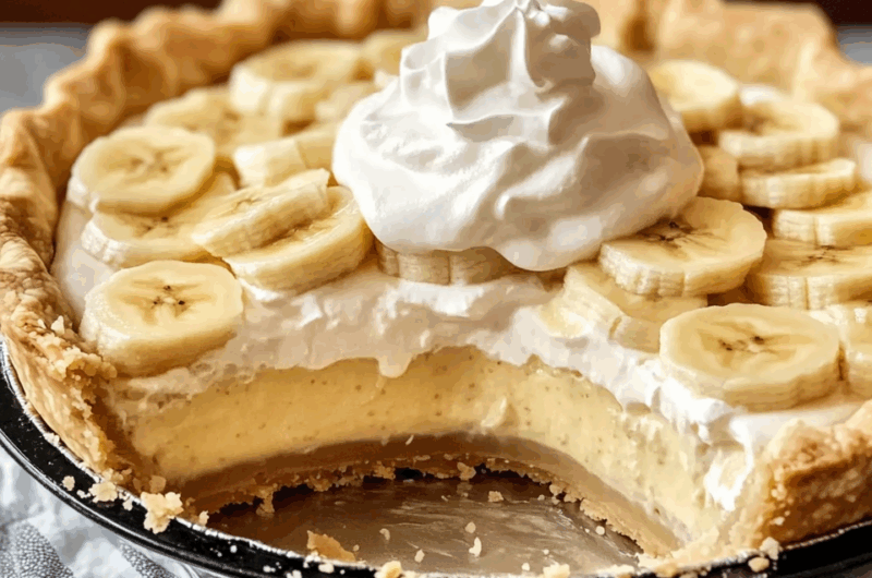 Homemade Banana Cream Pie
