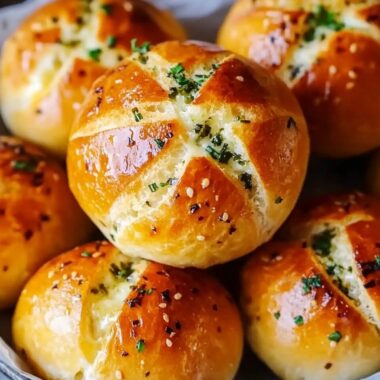 Korean Cream Cheese Garlic Bread