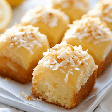 Mini Lemon Coconut Loaf Cakes