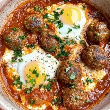 Moroccan Meatballs (Meatball Tagine)