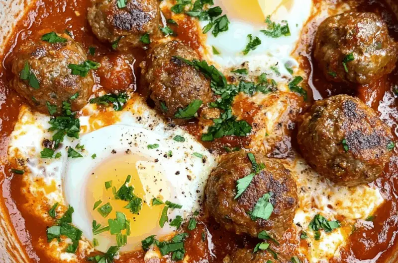 Moroccan Meatballs (Meatball Tagine)