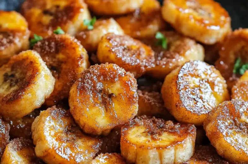 Pan Fried Cinnamon Bananas