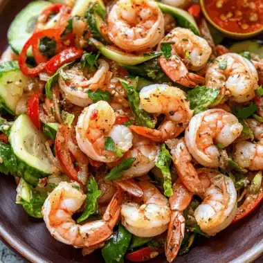 Spicy Thai Shrimp Salad (Pla Goong)