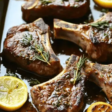 Rosemary Lamb Chops