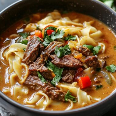 Satay Beef Noodle Soup