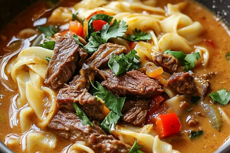 Satay Beef Noodle Soup