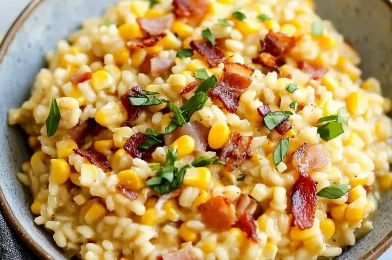 Sweet Corn Risotto