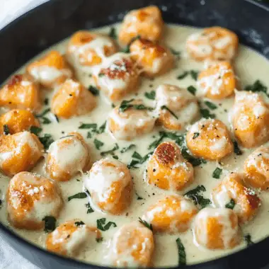 Sweet Potato Gnocchi Pasta