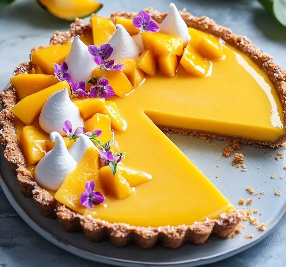 Mango Curd Tart