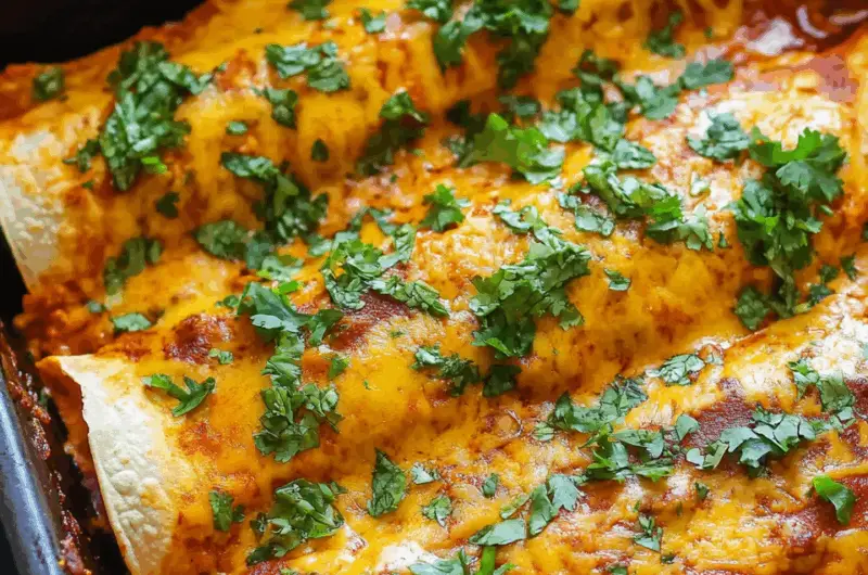 Butter Chicken Enchiladas