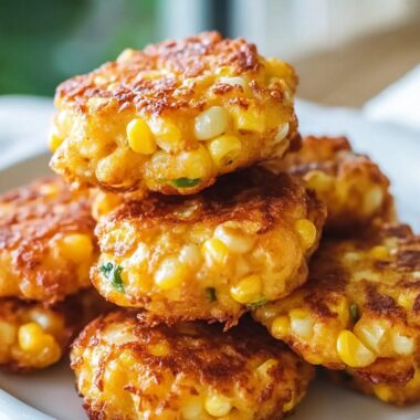 Cheesy Corn Fritters
