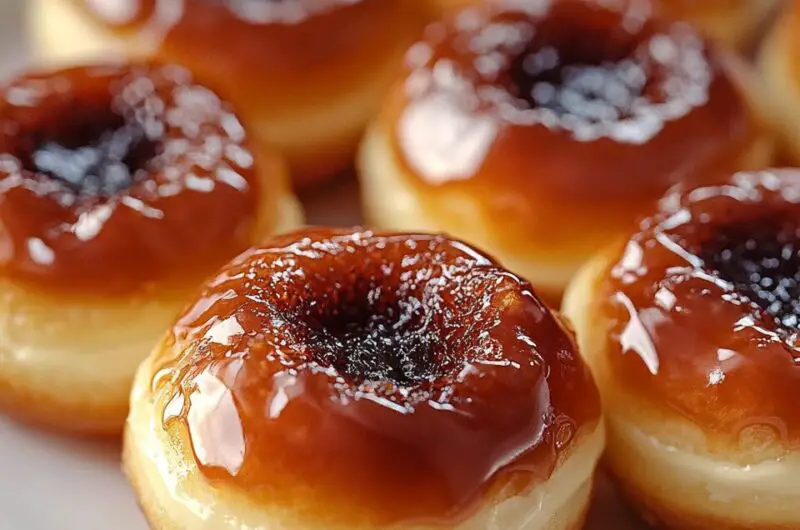 Crème Brûlée Doughnuts