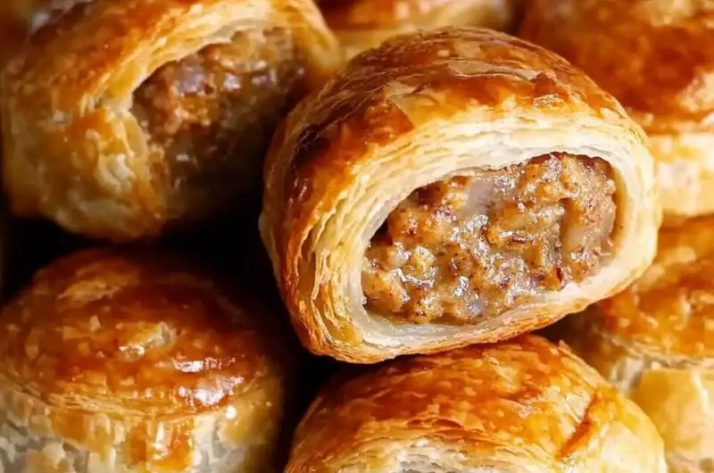 French Onion Sausage Rolls