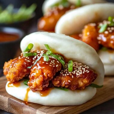Korean Chicken Bao Buns
