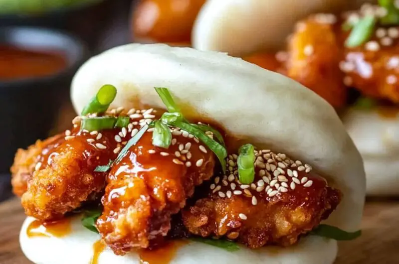 Korean Chicken Bao Buns