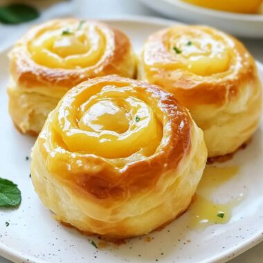 Lemon Curd Sweet Rolls