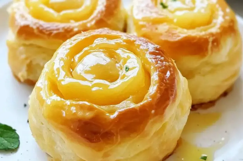 Lemon Curd Sweet Rolls