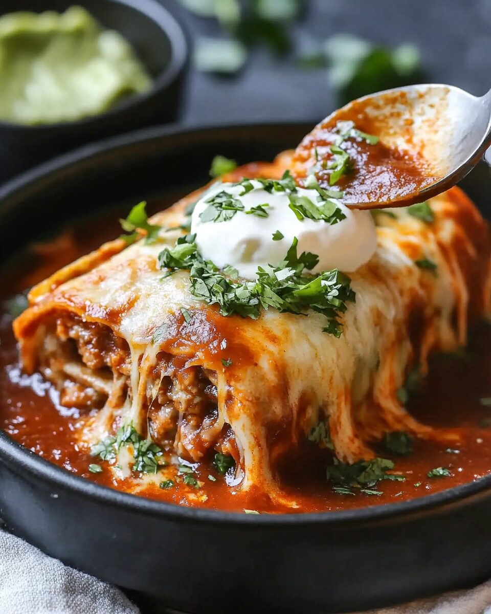 Saucy Enchilada-Style Wet Burritos