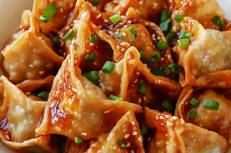 Spicy Chicken Wontons