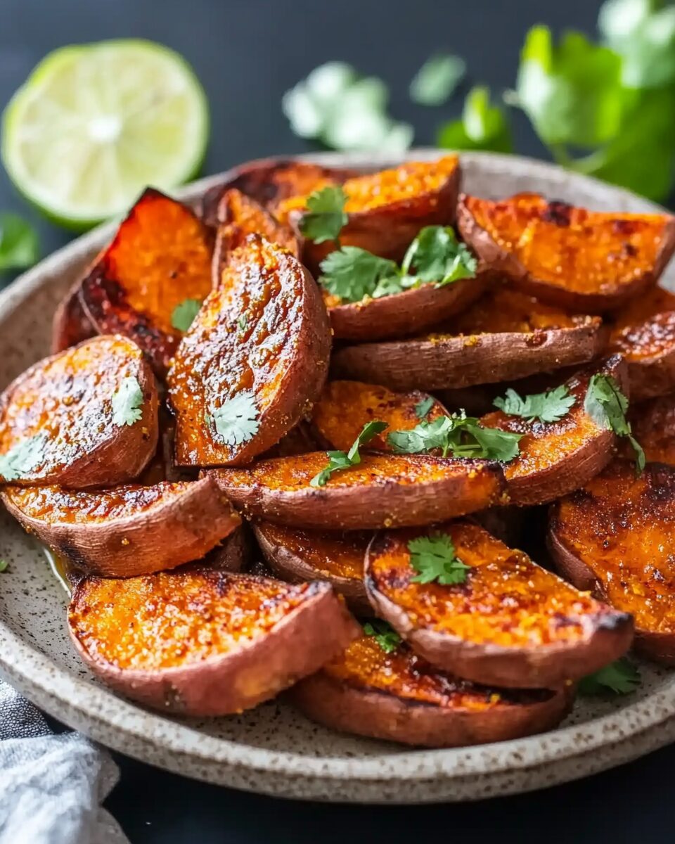 Sweet and Spicy Mexican Roasted Sweet Potatoes
