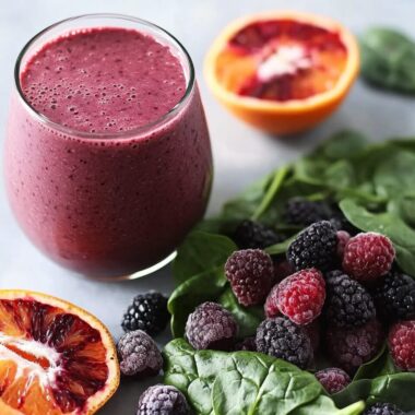 Peach And Raspberry Smoothie