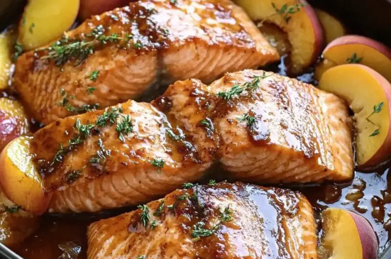 Bourbon Peach Salmon