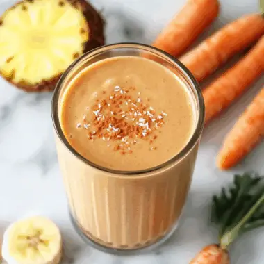 Carrot Cake Smoothie