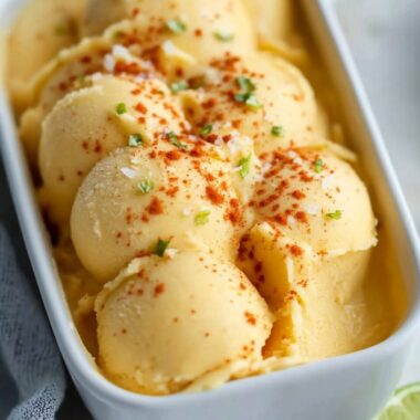 Chili Lime Mango Sorbet
