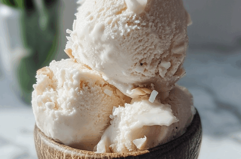 Coconut Macadamia Nut Ice Cream