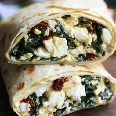Spinach and Feta Wrap