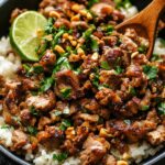 Ginger Lime Pork with Coconut Rice