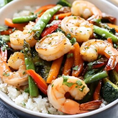 Garlic Shrimp Stir Fry