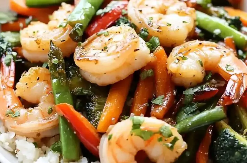 Garlic Shrimp Stir Fry