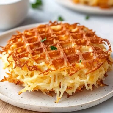 Savory Hashbrown Chaffle