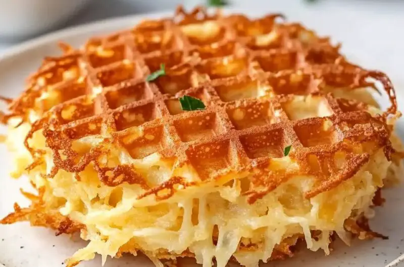 Savory Hashbrown Chaffle