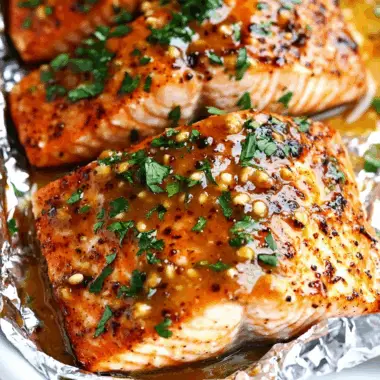 Honey Mustard Salmon In Foil